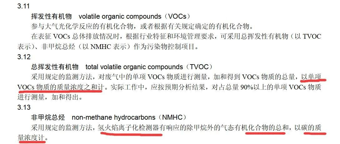 環(huán)評(píng)中成分明確的揮發(fā)性有機(jī)物用非甲烷總烴（以碳計(jì)）表征需要折算嗎？折算問題引發(fā)的TVOC與非甲烷總烴使用的不解與糾結(jié)？